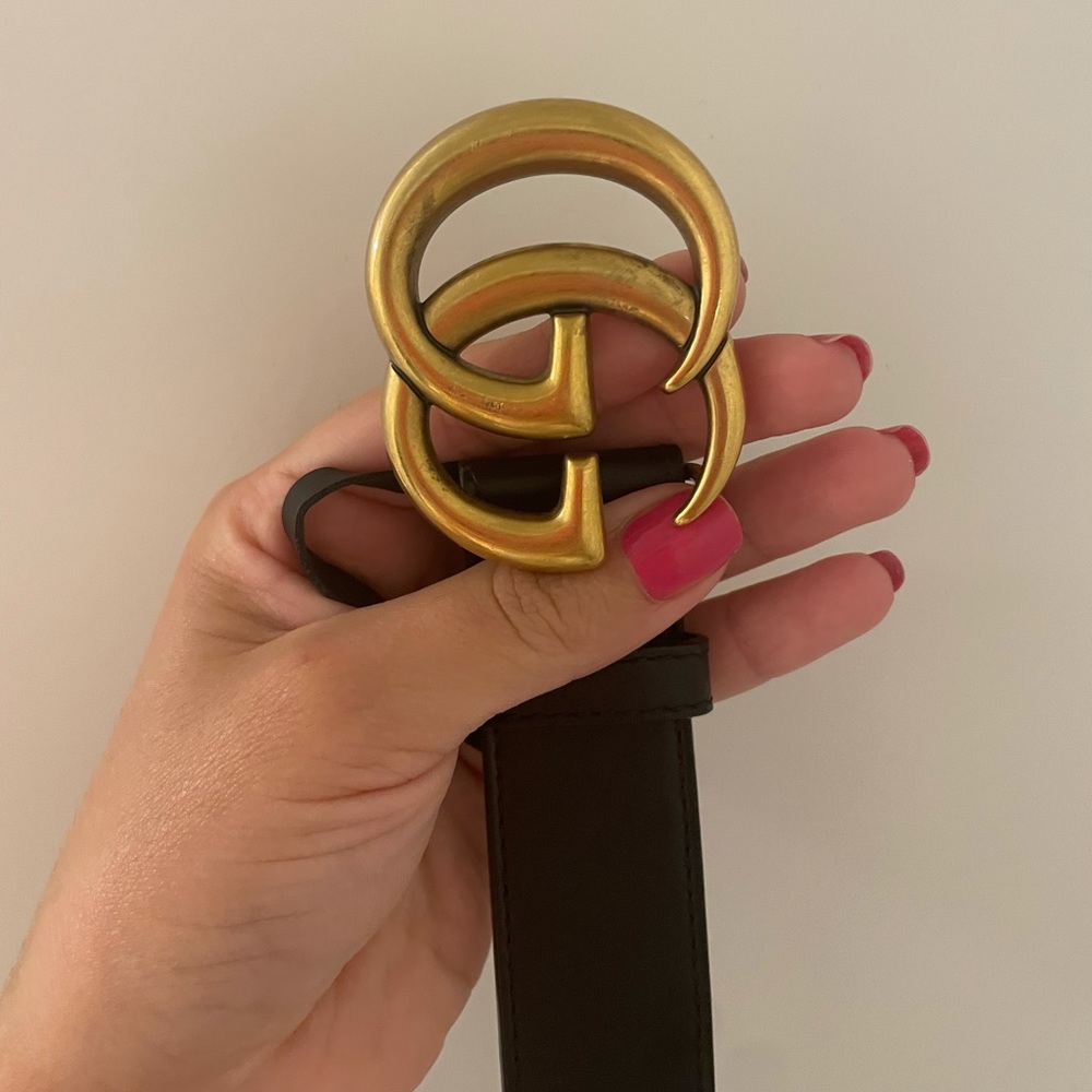 Gucci GG belt black size (32)